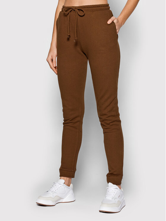 NA-KD Spodnji del trenirke 1018-007520-0017-003 Rjava Regular Fit