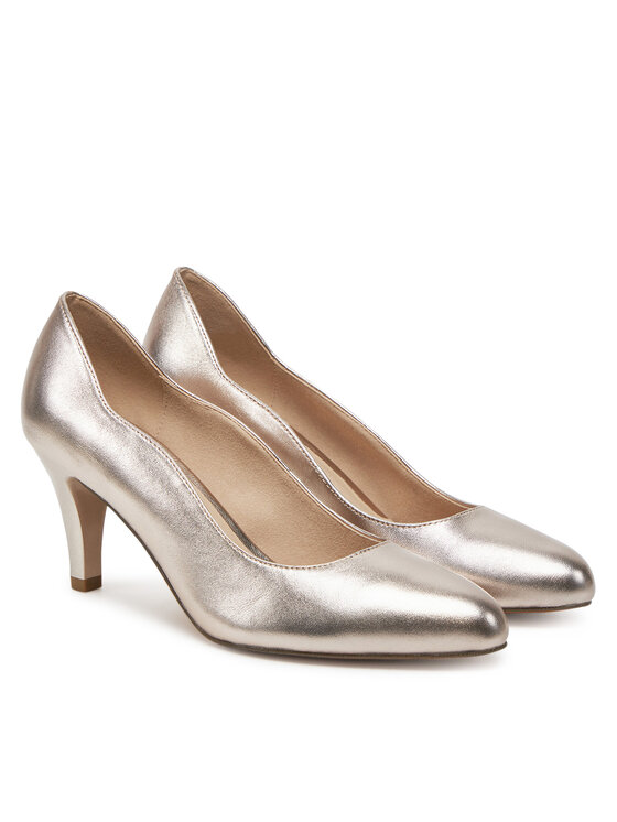 Caprice Caprice Čevlji z visoko peto 9-22402-44 Zlata