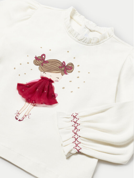 Mayoral Mayoral Bluse 2048 Écru Regular Fit