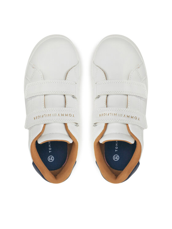 Tommy Hilfiger Tommy Hilfiger Sneakers Low Cut Velcro Sneaker T1X9-33835-1355 S Bianco