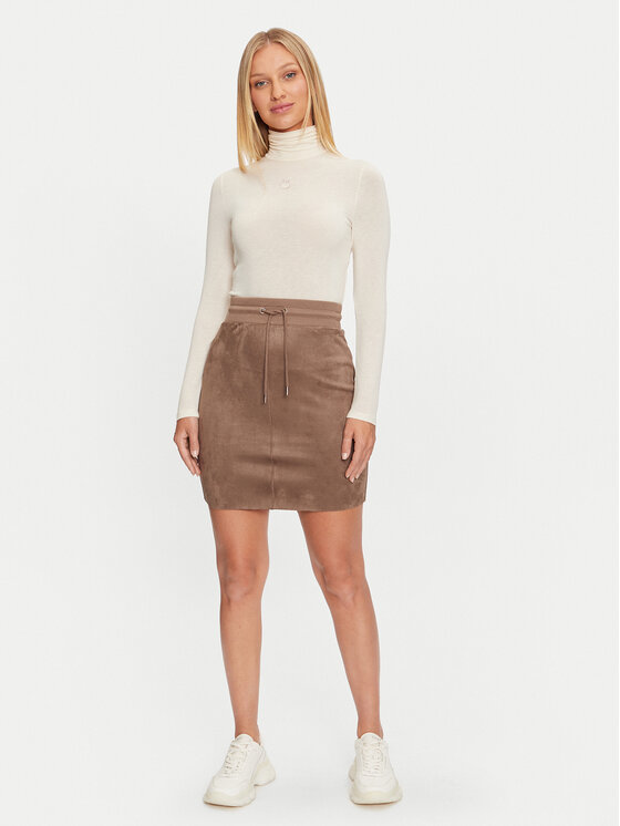 Guess Guess Miniszoknya Tamara W2BD47 KAUJ2 Barna Slim Fit