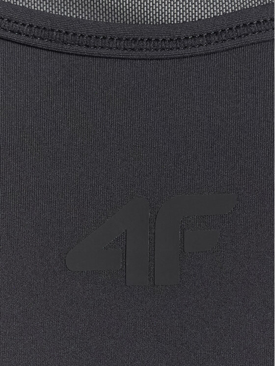 4F 4F Biustonosz sportowy BASIC+ Czarny