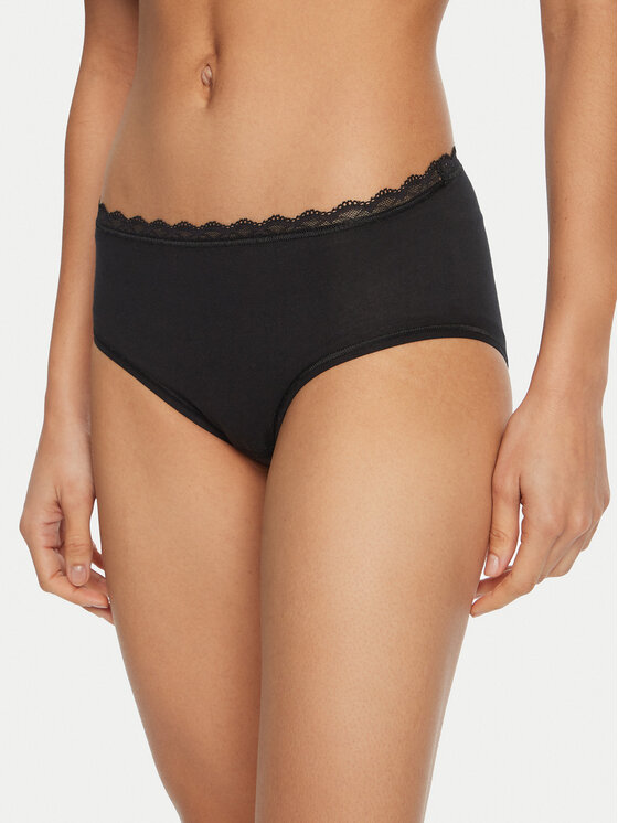 Triumph Triumph Set od 2 para klasičnih gaćica Feel Of Cotton 10225011 Crna