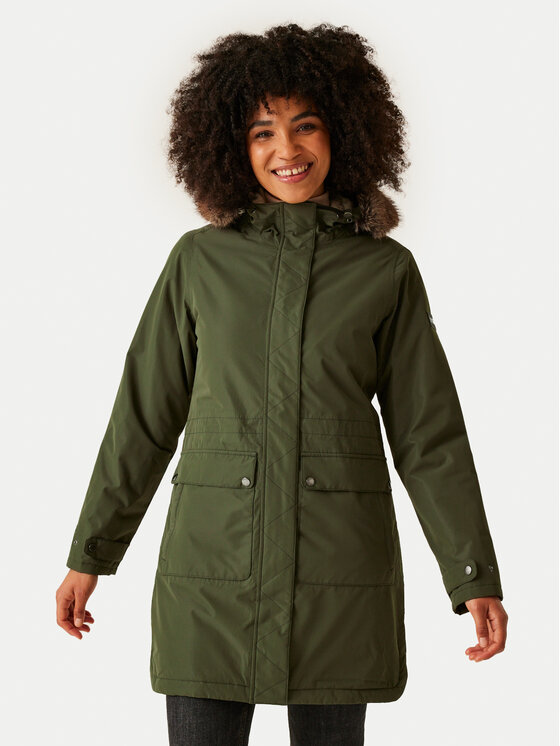 Regatta Parka Sabinka II RWP404 Zelená Regular Fit