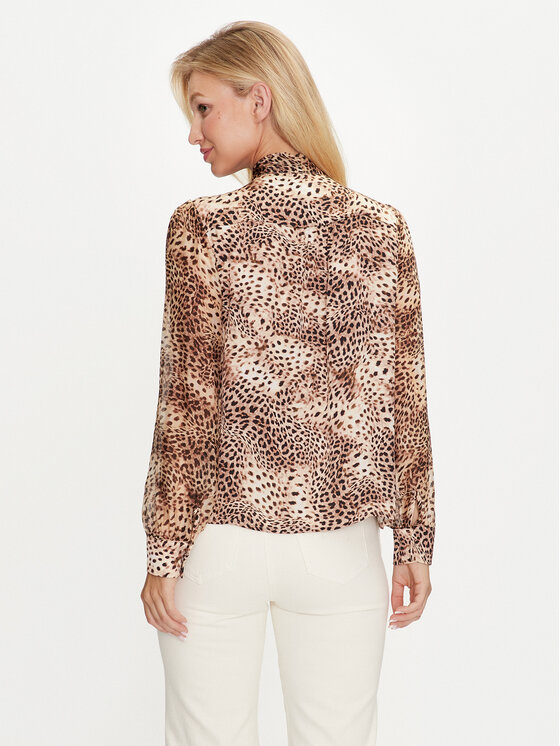 Guess Guess Bluza Brigitte W4YH6B WEE20 Rjava Regular Fit
