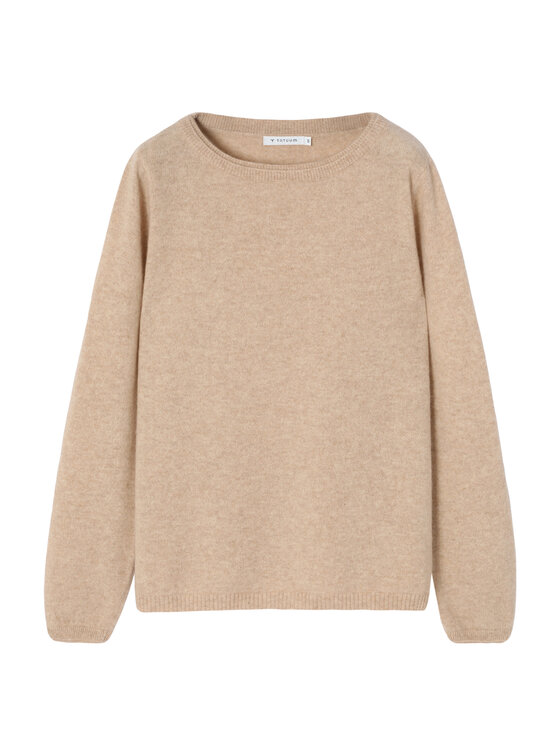 TATUUM Tatuum Sweter LEMON Beżowy Fitted Fit