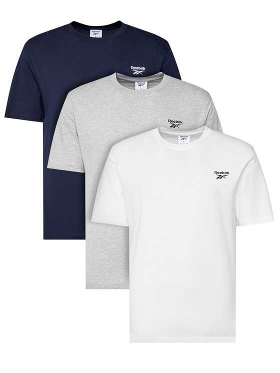 Reebok Reebok 3er-Set T-Shirts Warnock RK25192CCM Bunt Regular Fit