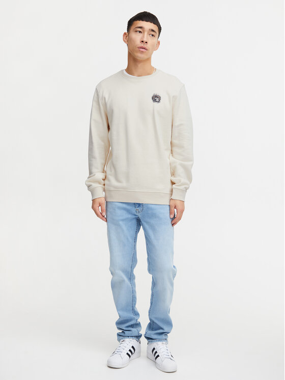 Blend Blend Суитшърт 20716539 Екрю Regular Fit