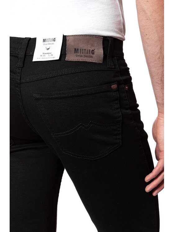 Mustang Mustang Jeansy TRAMPER STRAIGHT Czarny Straight Fit