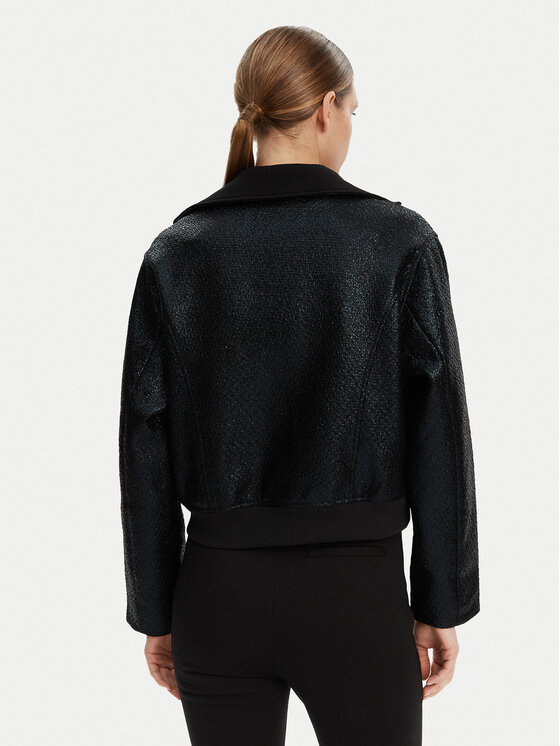 DKNY DKNY Kevad-sügis jope P4JJ6XIY Must Regular Fit