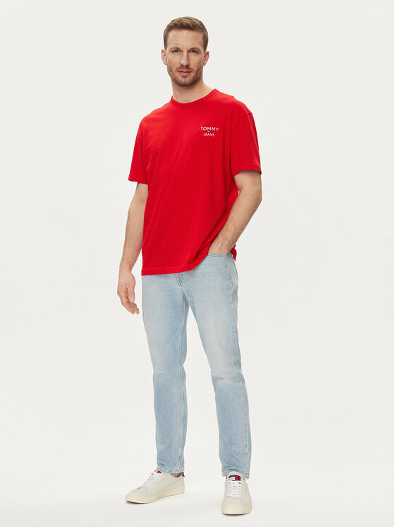 Tommy Jeans Tommy Jeans T-särk DM0DM18872 Punane Regular Fit