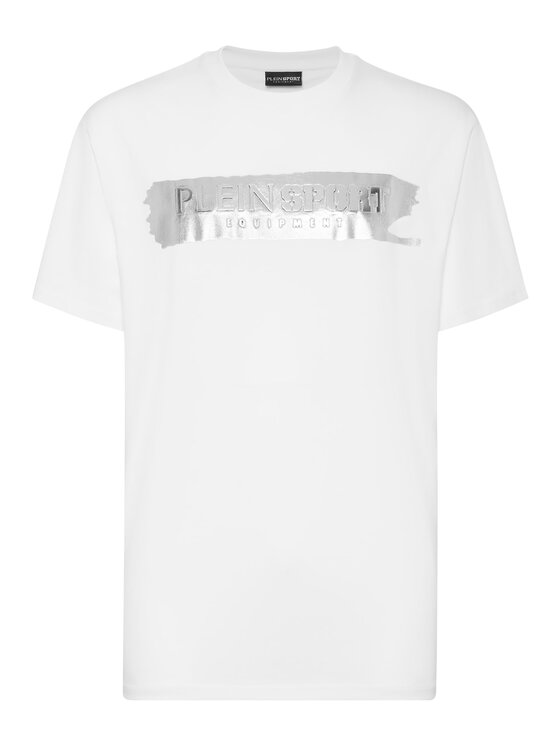 Plein Sport Plein Sport T-Shirt 1559 Biały Regular Fit
