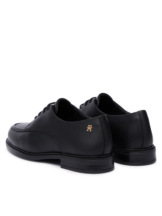 Tommy Hilfiger Tommy Hilfiger Oxfordky Classoc Leather Derby FW0FW09487 Čierna