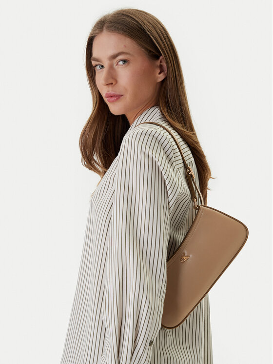 Calvin Klein Geantă Ck Small Shoulder Bag LV04F3170G Bej