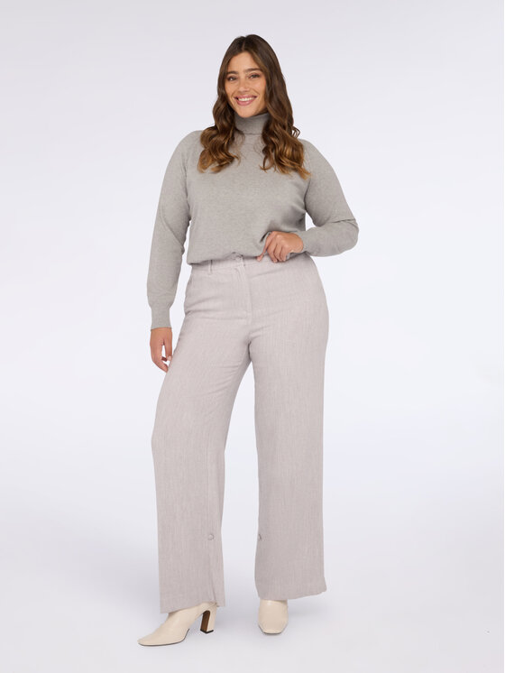Fiorella Rubino Fiorella Rubino Pantaloni di tessuto P734T005094N002 Écru Regular Fit