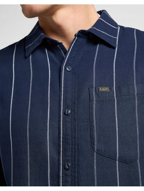 Lee Lee Koszula Mercantile Shirt Niebieski Relaxed Fit