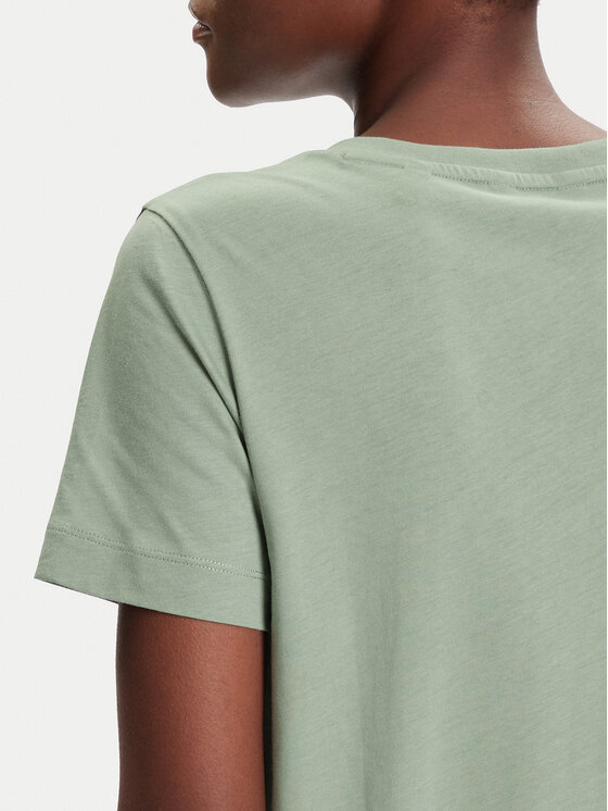 Gant Gant T-krekls Shield 4200750 Zaļš Regular Fit