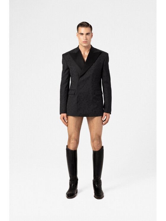 LE POSSÉ LE POSSÉ Sako MJB Černá Tailored Fit