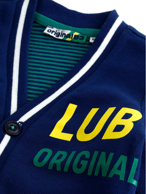 Original Marines Original Marines Kardigán DDP0214NM Sötétkék Regular Fit