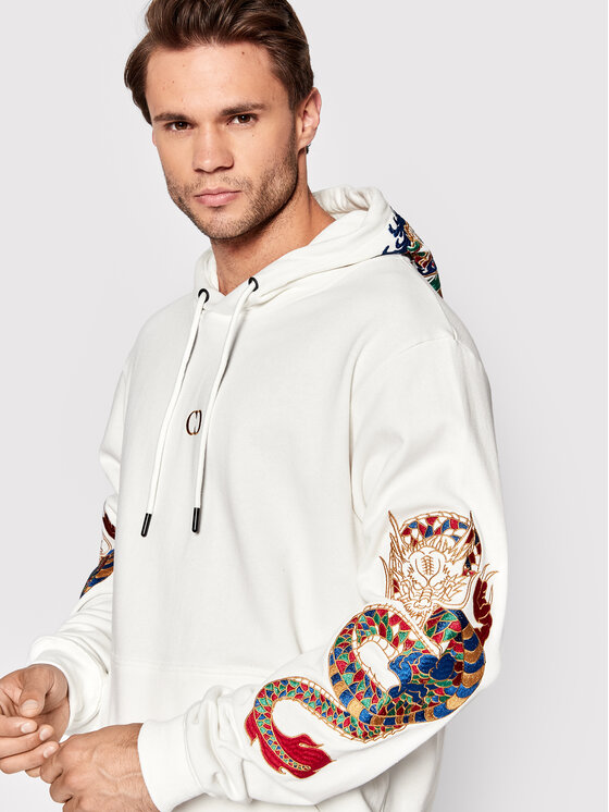 Criminal Damage Criminal Damage Pluus Gold Dragon GDHOW21 Valge Regular Fit