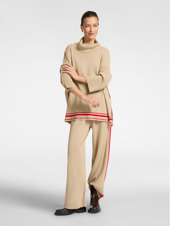 Elena Mirò Elena Mirò Pantaloni di tessuto P621Z000123N0A1 Écru Regular Fit