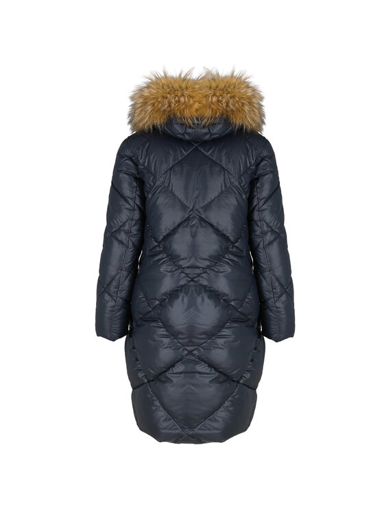 Perso Perso Kurtka puchowa BLH220039FXR Granatowy Regular Fit