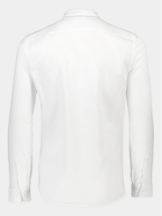 Lindbergh Lindbergh Πουκάμισο 30-203344A Λευκό Slim Fit