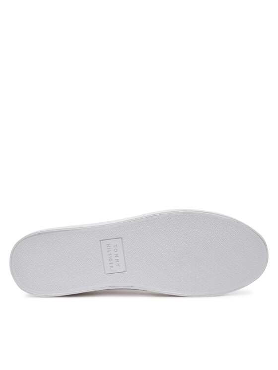 Tommy Hilfiger Tommy Hilfiger Teniși Th Hi Vulc Low Core Canvas FM0FM05396 Alb