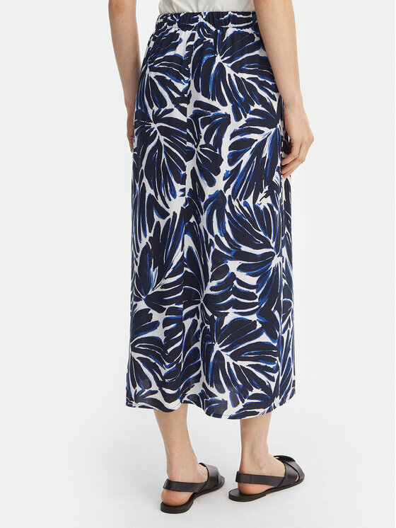 ONLY ONLY Midi sukně Nova 15222223 Tmavomodrá Regular Fit