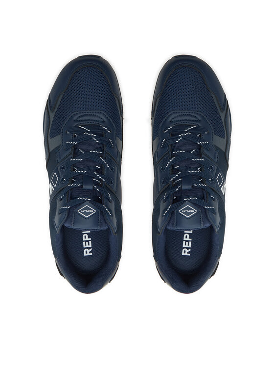 REPLAY REPLAY Снікерcи Adrien Game 4 Lace-Up GMS1D.000.C0055T Cиній