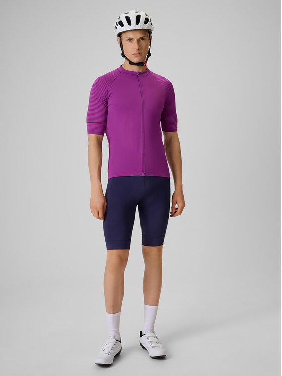 4F 4F Koszulka rowerowa ALTERNATIVE PATH Fioletowy Slim Fit