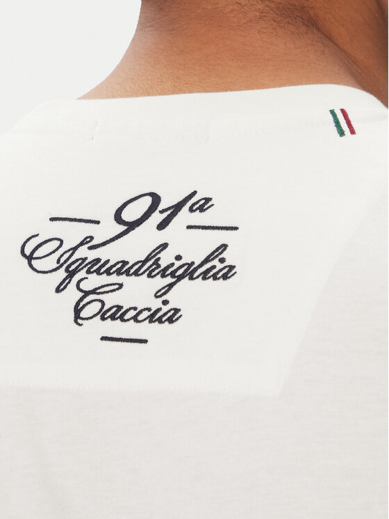 Aeronautica Militare Aeronautica Militare T-Shirt 251TS2414J641 Biały Regular Fit