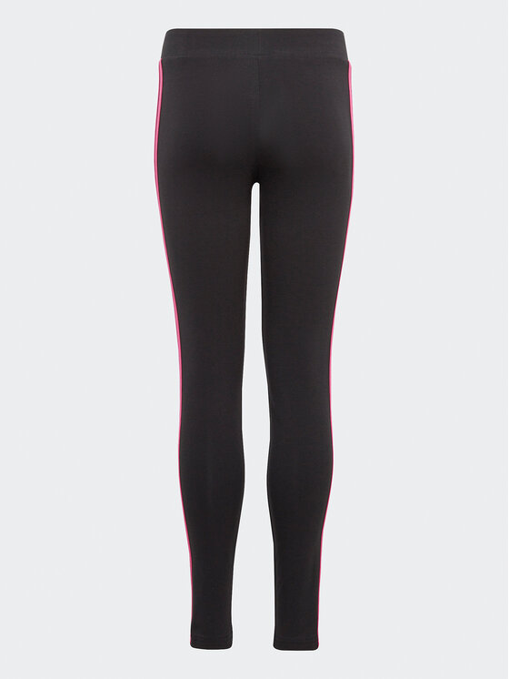 adidas Leggings Essentials 3 Stripes Cotton IC3627 Schwarz Tight Fit Modivo