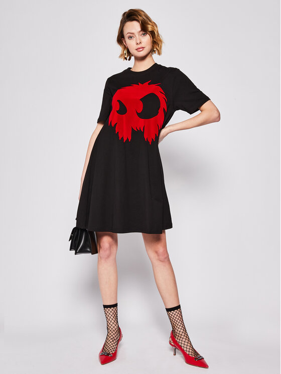 MCQ Alexander McQueen MCQ Alexander McQueen Ежедневна рокля 401641 ROT30 1091 Черен Regular Fit