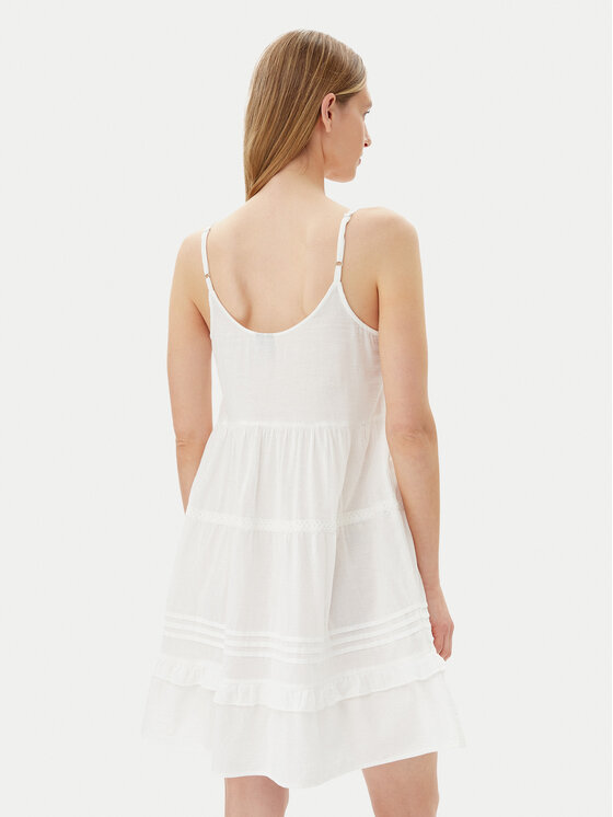 Vero Moda Vero Moda Vasarinė suknelė Pretty 10325236 Balta Regular Fit
