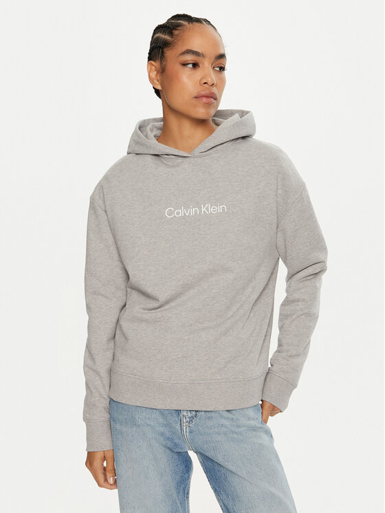 Női Pulóver Calvin Klein, Méret: XS, Szürke, Hero Logo K20K205449