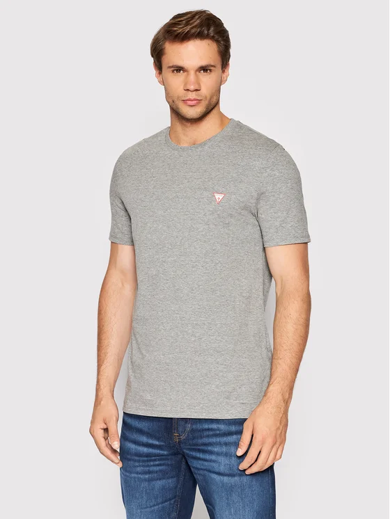 Guess T-Shirt M2YI36 I3Z11 Grau Slim Fit