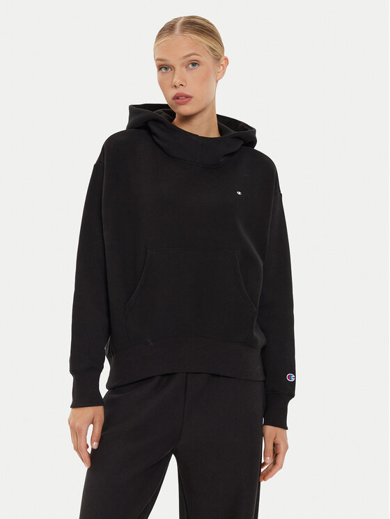 Black champion womens hoodie on sale