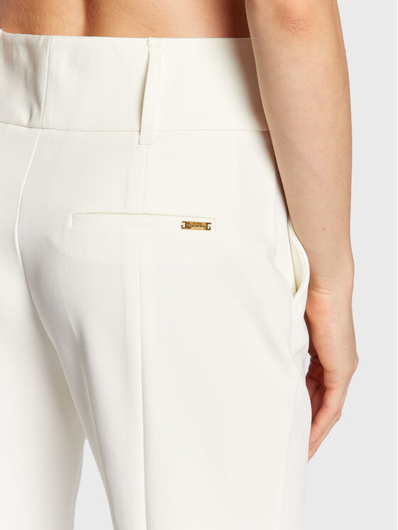 Marciano Guess Marciano Guess Pantaloni di tessuto 1BGB11 9653Z Bianco Slim Fit