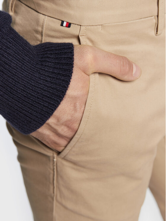 Tommy Hilfiger Tommy Hilfiger Pantaloni chino Core Bleecker MW0MW28883 Bej Slim Fit