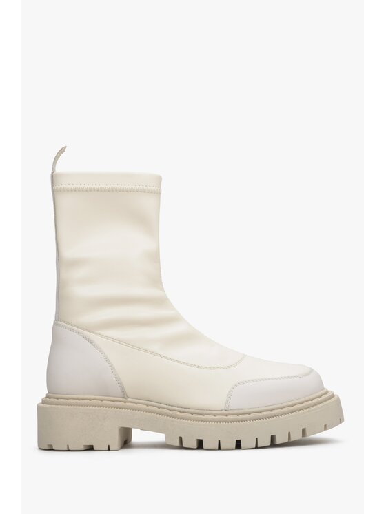 Estro Estro Μποτάκια ER00113459 Μπεζ