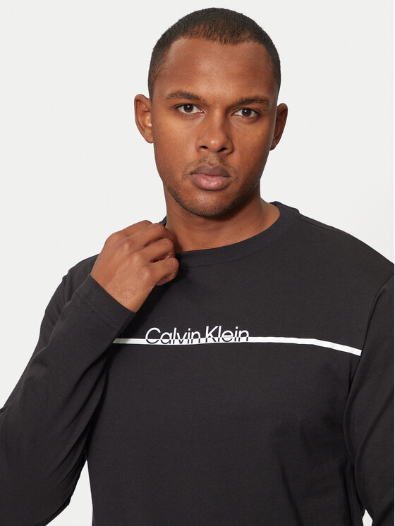Black calvin klein long sleeve shop