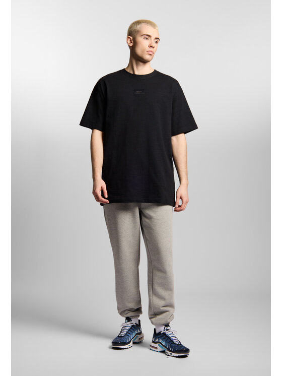 PROSTO. PROSTO. T-Shirt Jacquard Label KL261MTEE1042 Czarny Oversize