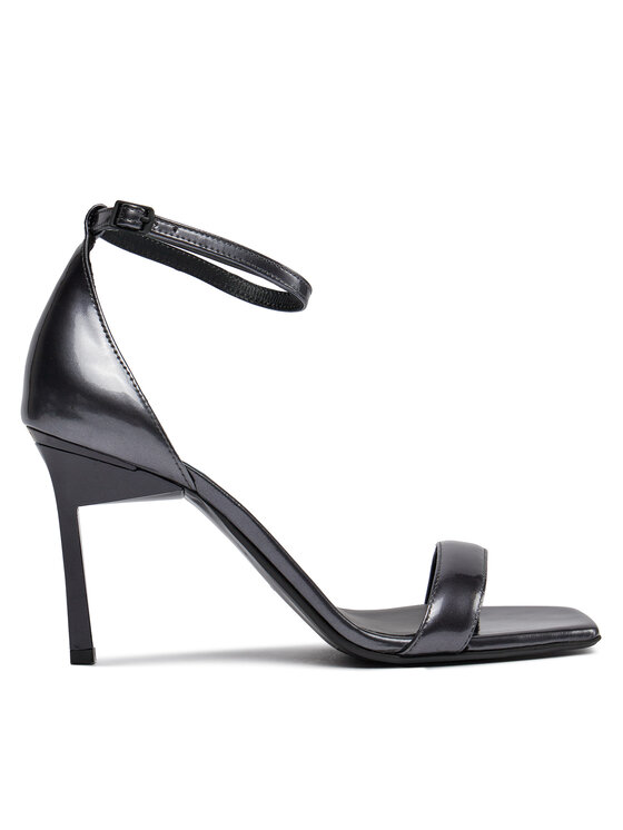 Calvin Klein Sandále Geo Stil Square Sandal 90-Pearl HW0HW01993 Čierna