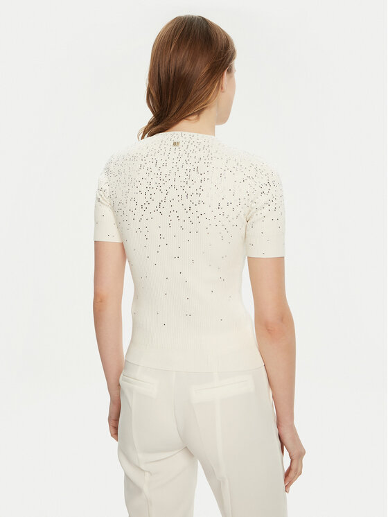 Marciano Guess Marciano Guess Пуловер 5RGR14 5821Z Екрю Slim Fit