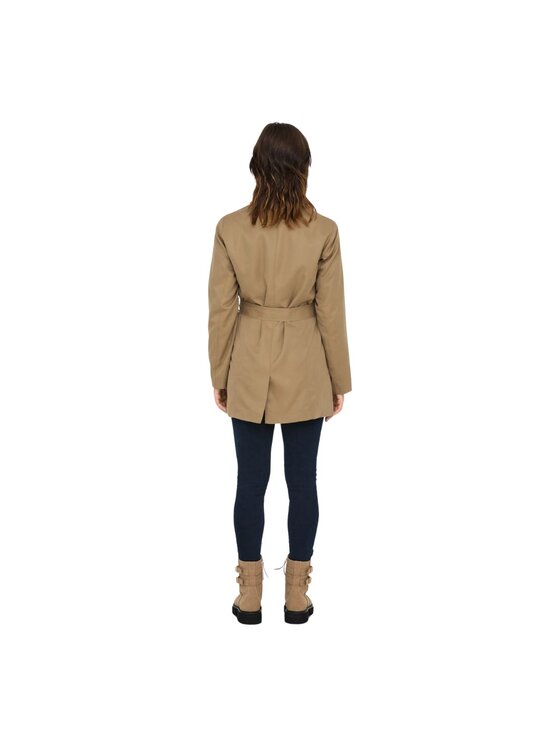 ONLY ONLY Καπαρτίνα Trench valerie Μπεζ Regular Fit