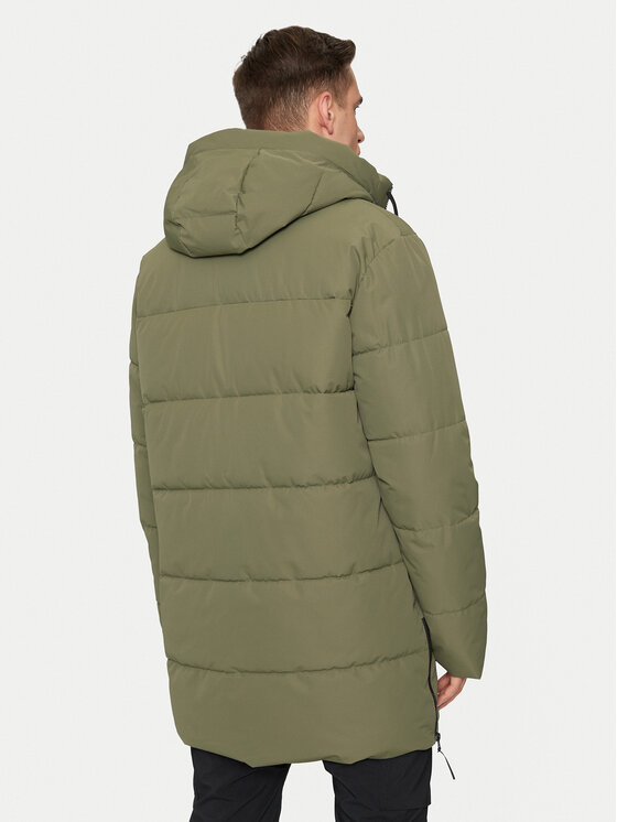 Halti Halti Зимно яке Linjat 065-0419 Зелен Regular Fit
