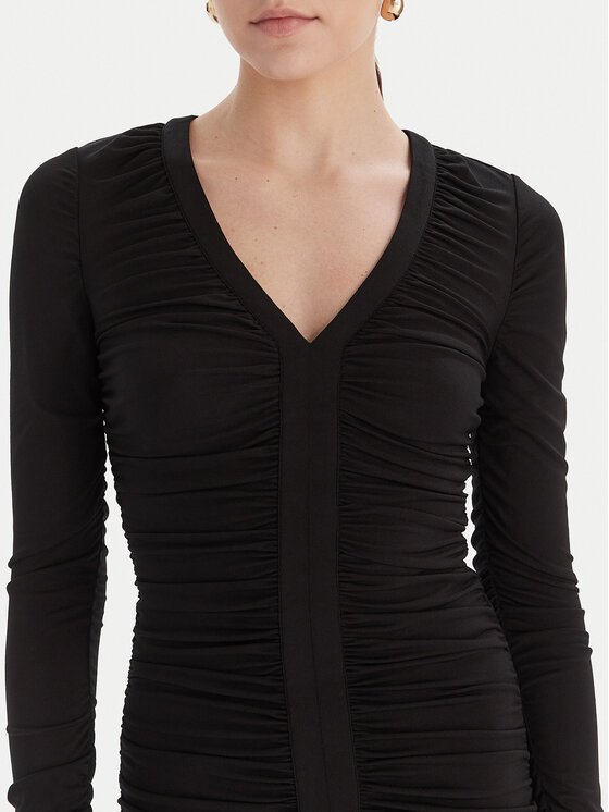 Marciano Guess Marciano Guess Koktejlové šaty 5BGK25 6257A Čierna Slim Fit