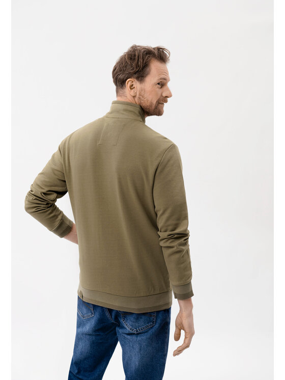Volcano Volcano Bluza B-VINI Zielony Regular Fit