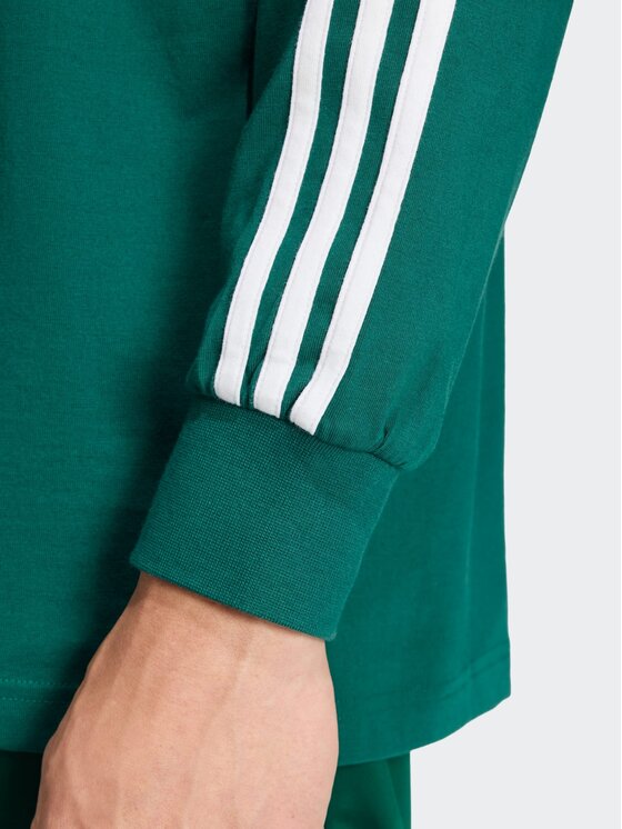 adidas adidas Polo 159300 Zielony ciemny Loose Fit